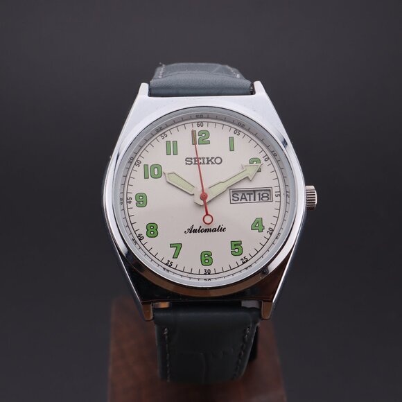 Vintage Seiko 5 Automatic 6309A Japanese Movement 17J D/D Men's Wrist Watch - Picture 3 of 15